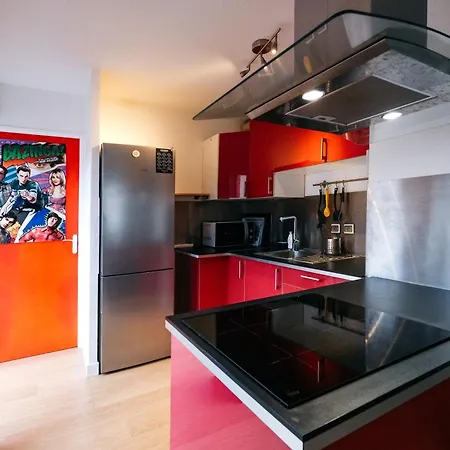 Le Vinyle ~ Parking ~ Balcon ~ Centre-ville アパート *